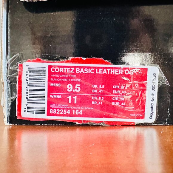 new nike mens women cortez basic 2019  Varsity Red, White & Blue … - Picture 10 of 11